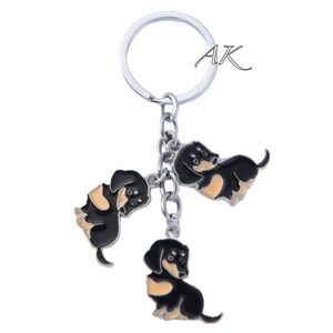 Dachshund Keychain Bag Charm 🐾 Doxie Wiener